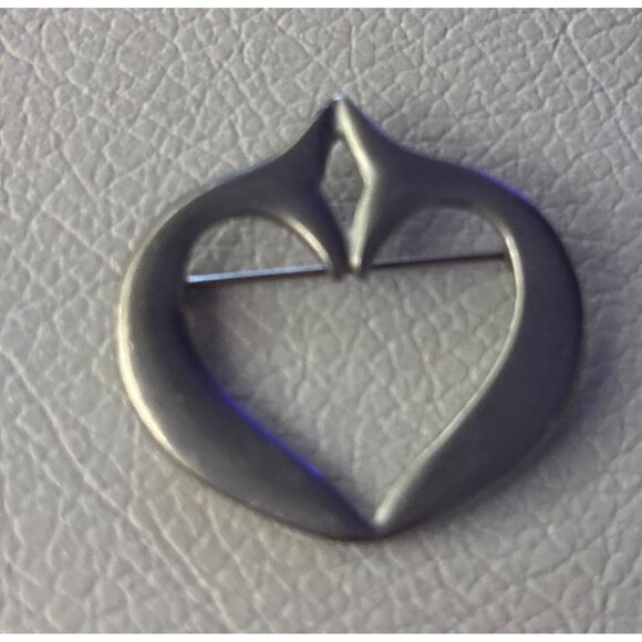 Vintage Ken Kantro "MERRYMEETING BAY" Design Pewter Brooch With Hand Inscription - Picture 4 of 9